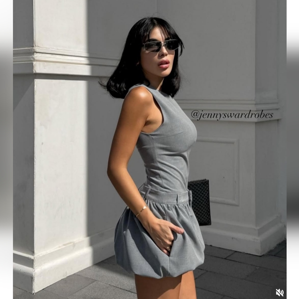 Zara balloon voluminous short dress size XS - Picture 7 of 14